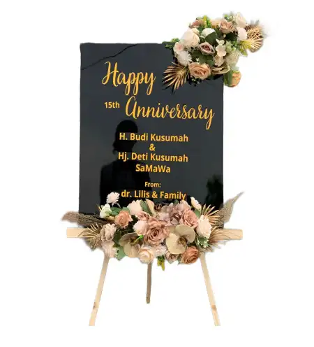 Papan Bunga Akrilik Lingga