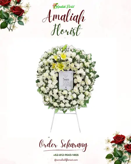 Krans Bunga Duka Lingga